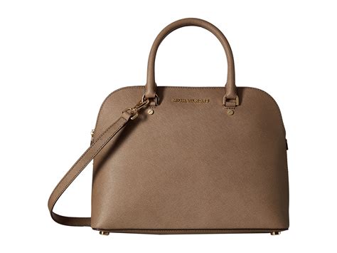 michael kors cindy large dome satchel leather|Cindy Large Leather Dome Satchel – Michael Kors Pre.